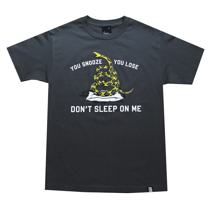 Major Savings True Mens Don't Sleep T-Shirt Charcoal