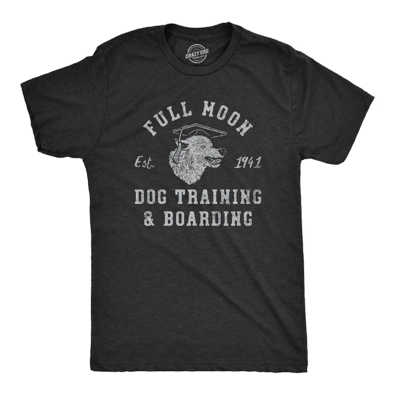 Overstock Clearance Full Moon Dog Training And Boarding Men's T Shirt