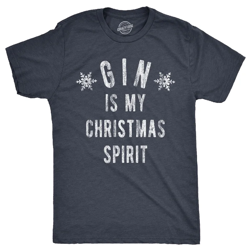 Year-End Sale Gin Is My Christmas Spirit Men's T Shirt