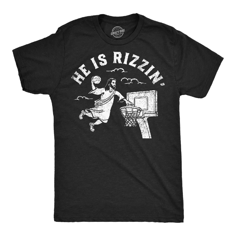 Weekend Discounts to Enjoy He Is Rizzin Men's T Shirt