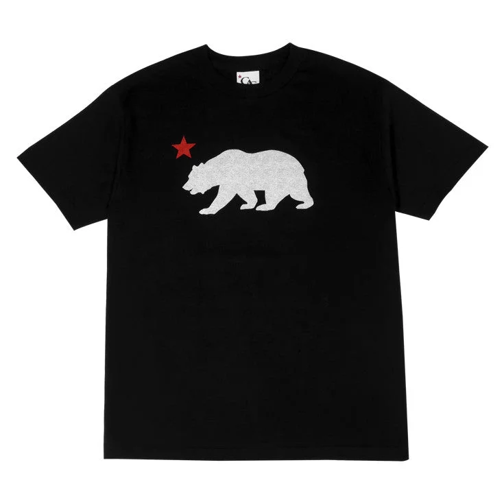 Lowest Price Mens Cali Bear Star T-Shirt Black