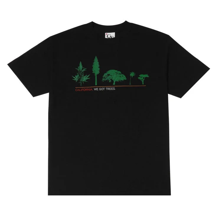 Weekend-Only Price Drops Mens Cali Got Trees T-Shirt Black
