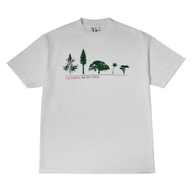 Weekend Extravaganza: Shop Now Mens Cali Got Trees T-Shirt White