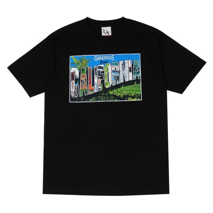 Year-End Sale Mens Cali Greetings T-Shirt Black