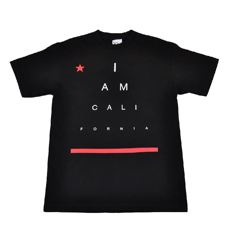 Weekend Savings Bonanza Mens Cali I Am T-Shirt Black