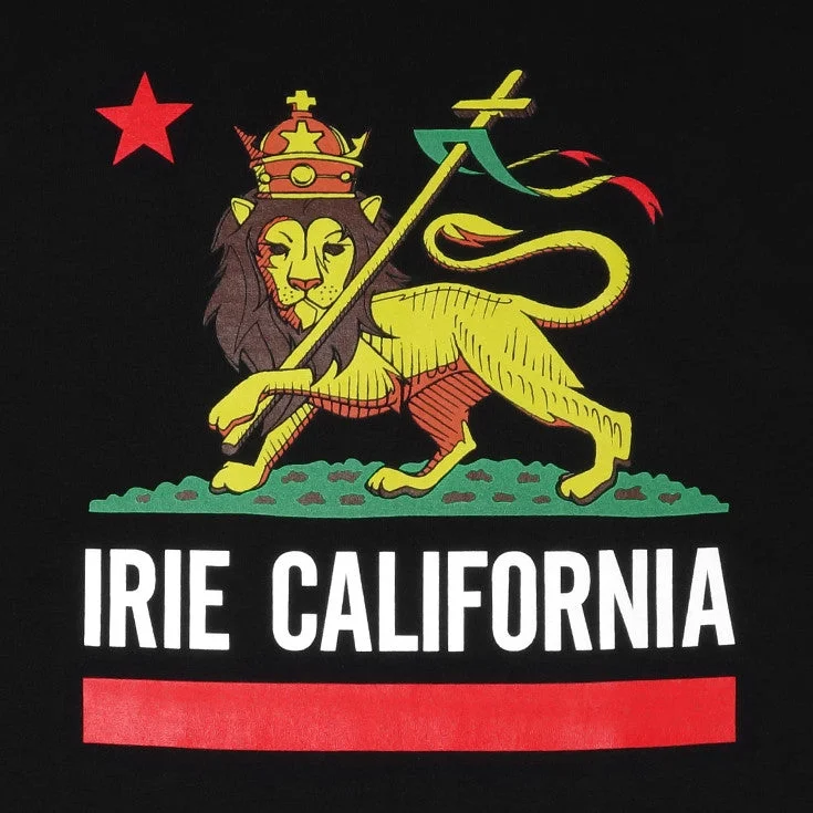 Don't Miss Out Mens Cali Lion T-Shirt Black