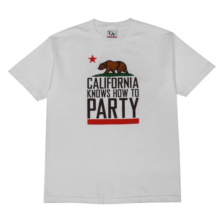 Early Access Mens Cali Party T-Shirt White