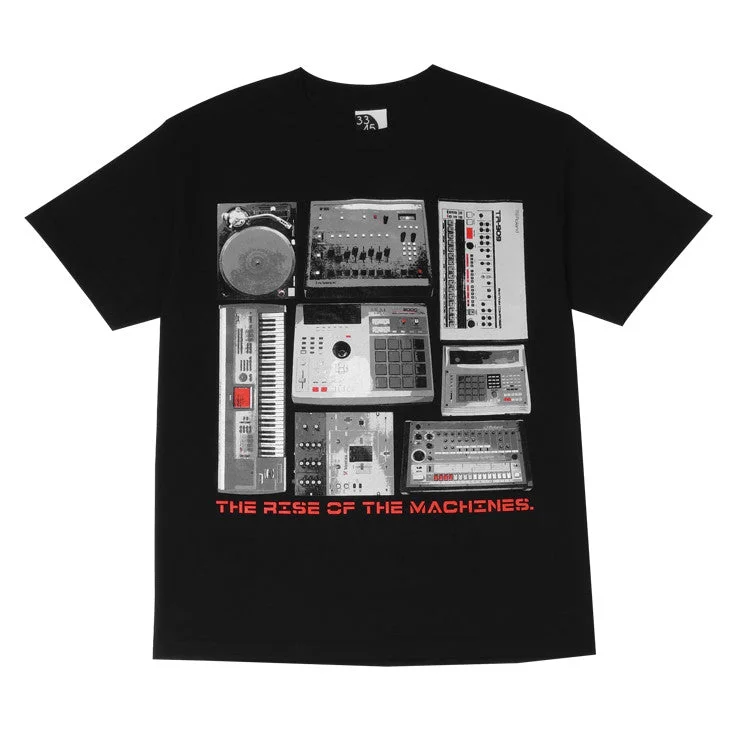 Weekend Deals That Dazzle Mens Ongaku Beat Machines T-Shirt Black