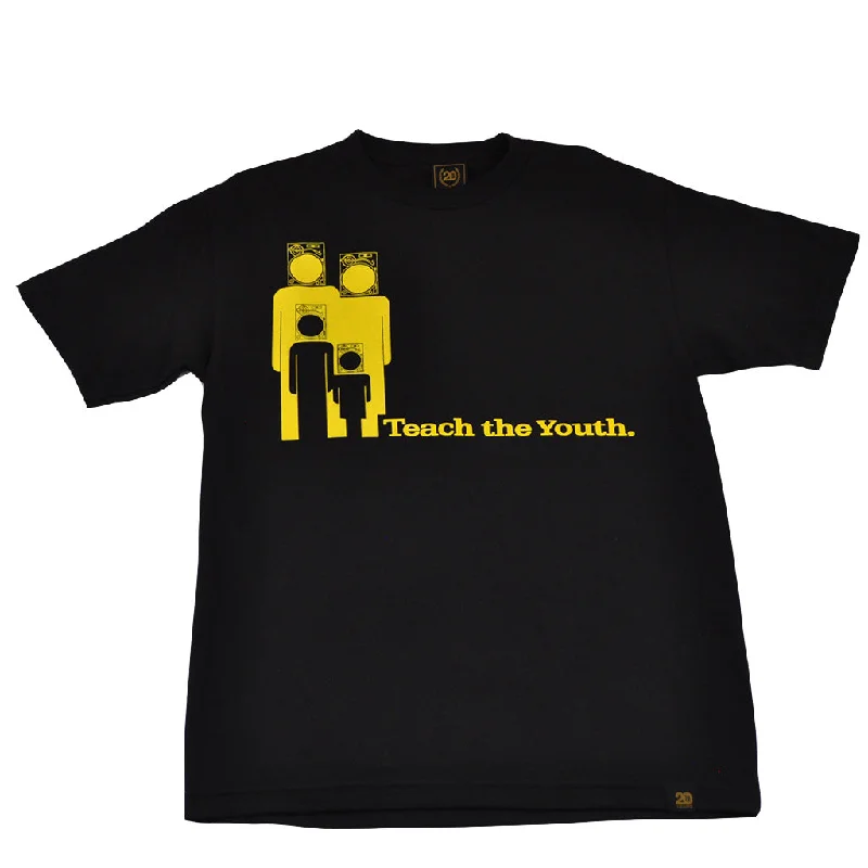 Huge Discounts Mens Ongaku Teach Youth T-Shirt Black