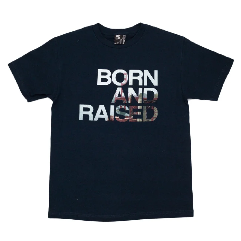 Closeout Men's SFCA Born & Raised T-Shirt Navy