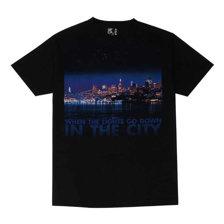 The Best Prices Mens SFCA City Lights T-Shirt Black