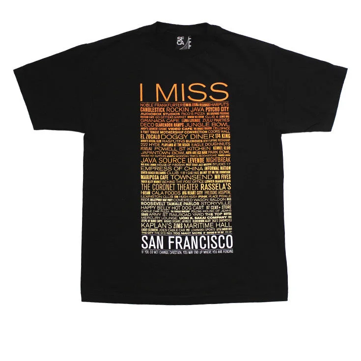 Super Sale Mens SFCA I Miss The Old SF T-Shirt Black