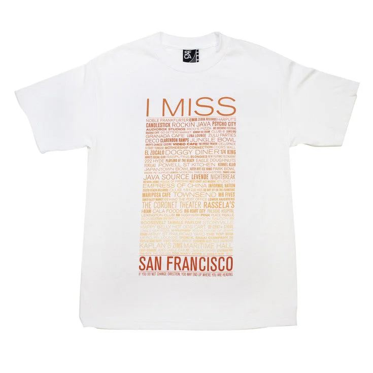 Price Smash Mens SFCA I Miss The Old SF T-Shirt White