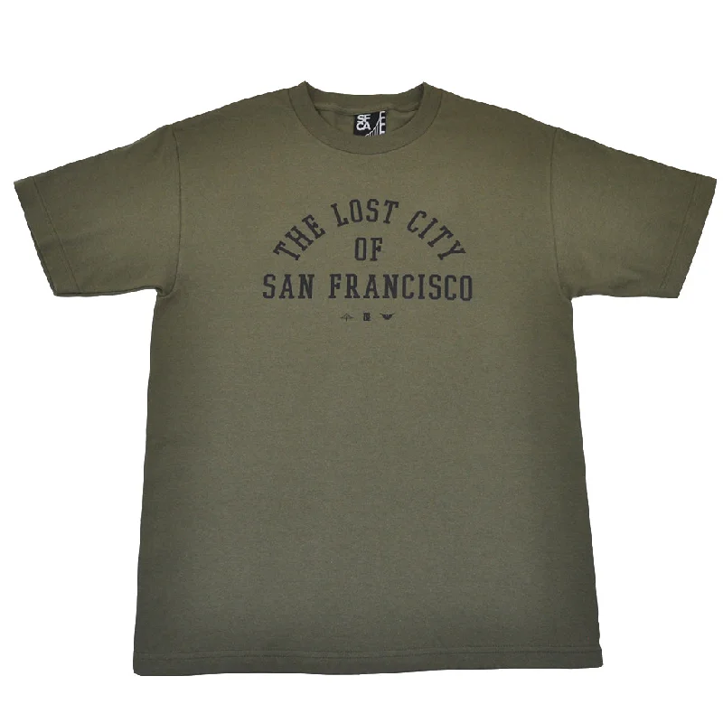 Weekend Offers That Dazzle Mens SFCA Lost City T-Shirt Olive
