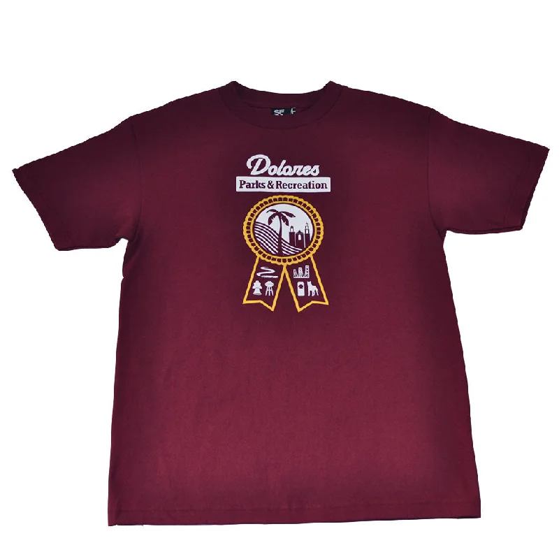 Exclusive Online Offer Mens SFCA Park & Rec T-Shirt Burgundy