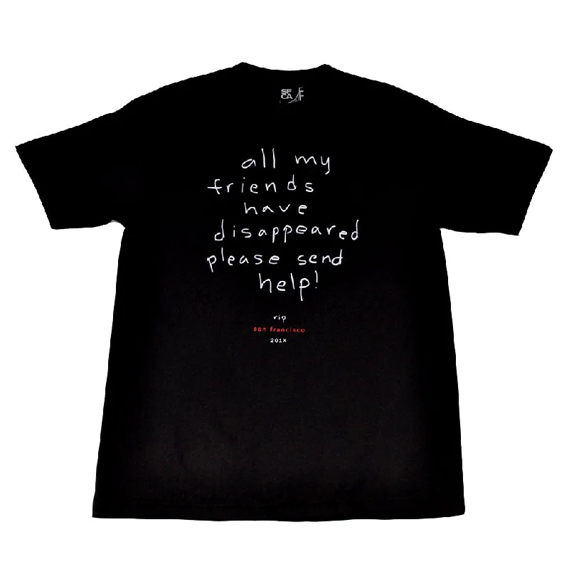 Seasonal Sale Mens SFCA Send Help T-Shirt Black