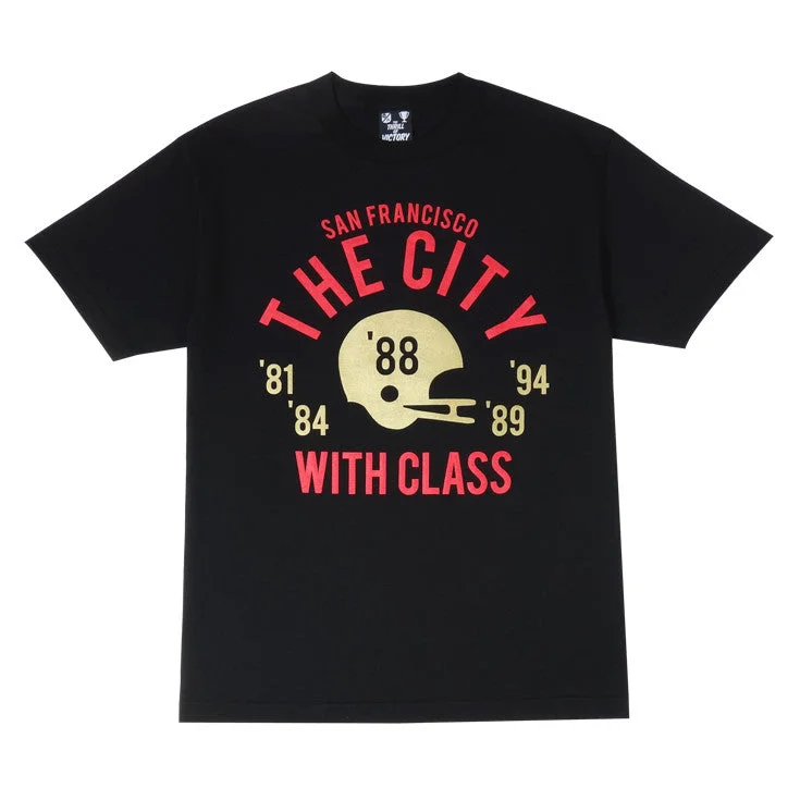 Weekend Savings Fiesta Mens Thrill Of Victory Class City T-Shirt Black