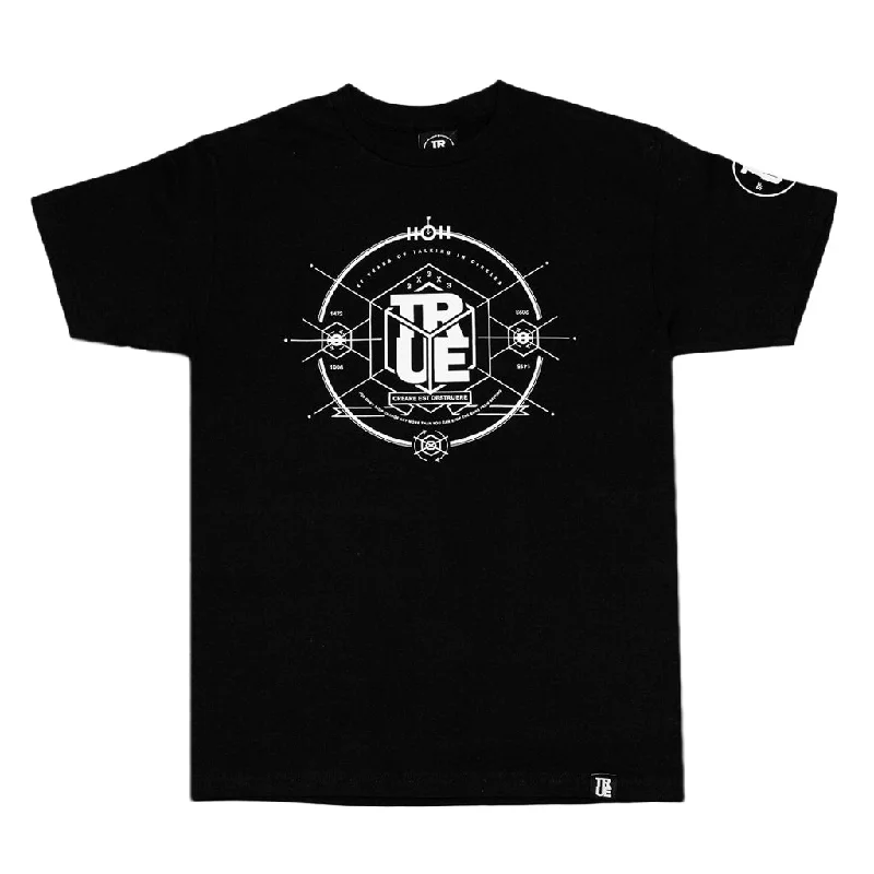 Members Only Men's True 27 Crest T-Shirt Black