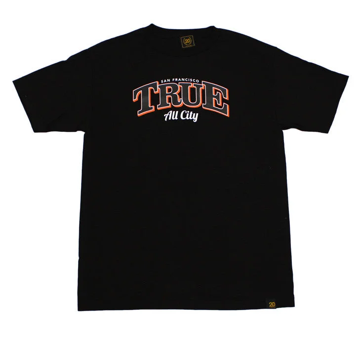 Super Savings Mens True All City 2 T-Shirt Black