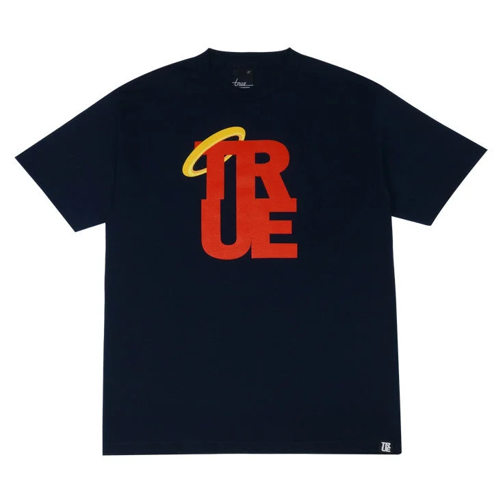 Massive Deal Mens True Angels T-Shirt Navy