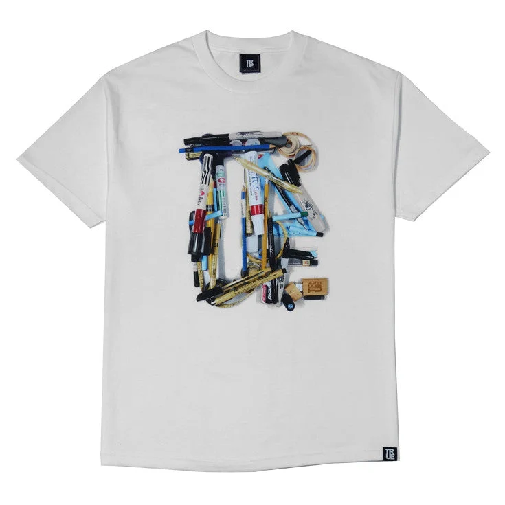 TIME-Limited Offer Mens True Art Class T-Shirt White