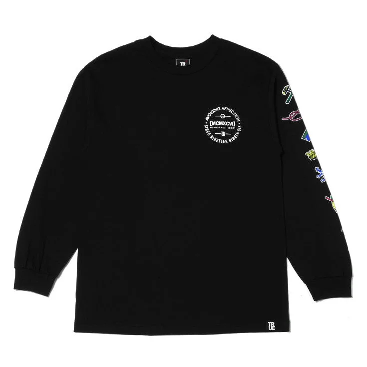 Don't Miss Mens True Avoiding Long Sleeve T-Shirt Black