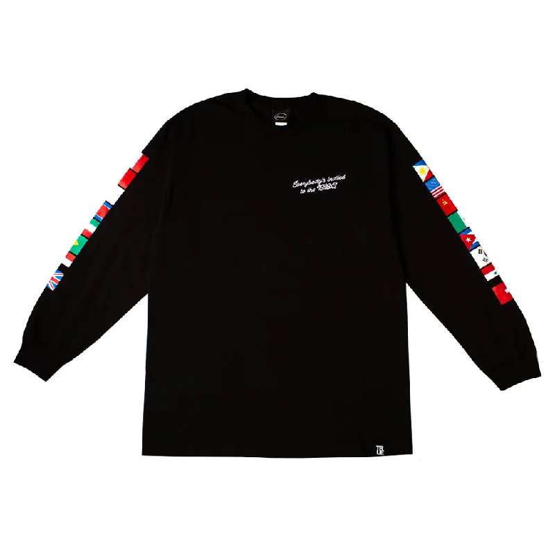 Weekend Discounts You Deserve Mens True BBQ Long Sleeve T-Shirt Black