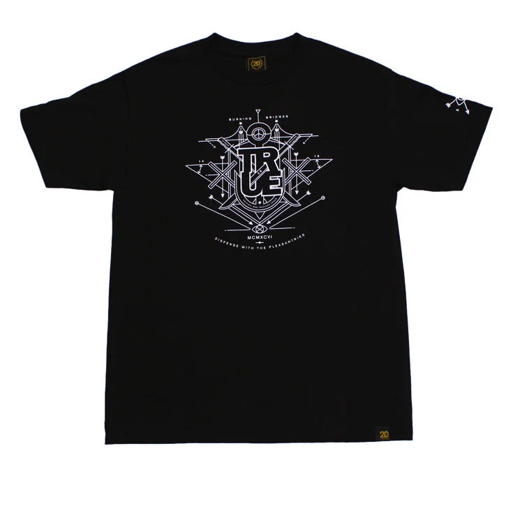 Online Exclusive Mens True Burning Bridges T-Shirt Black