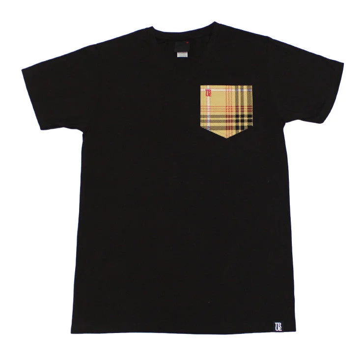 Deal Frenzy Mens True Canal St V-Neck T-Shirt Black
