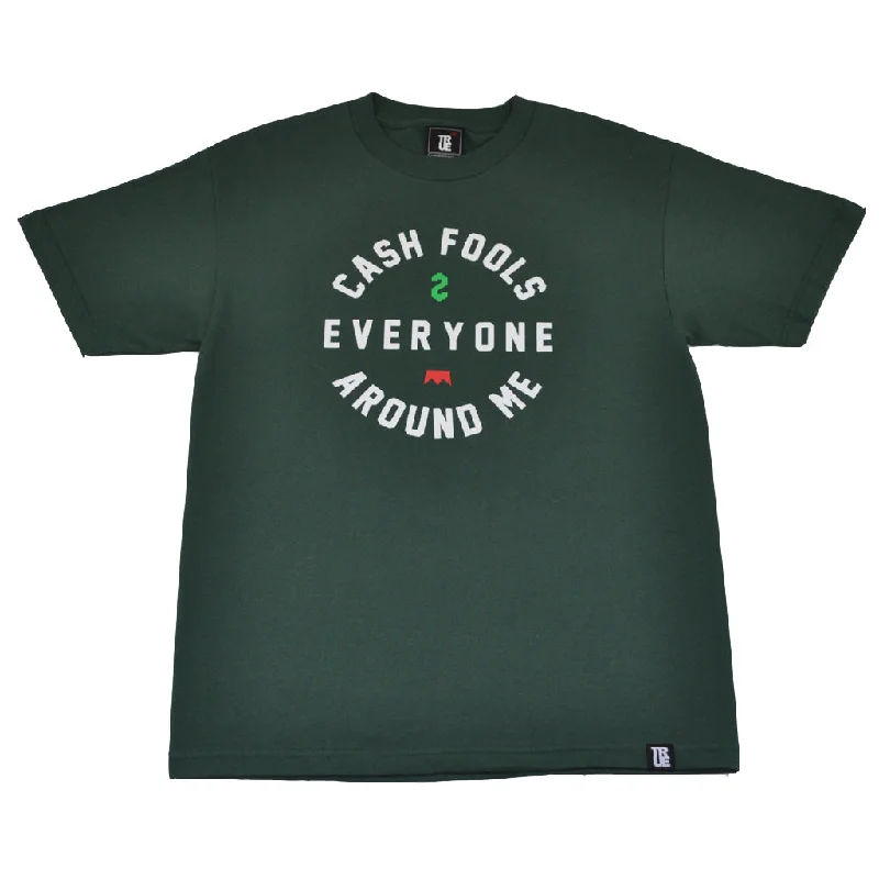 Early Access Mens True Cash Fools T-Shirt Green