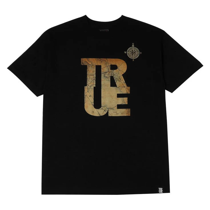 Deal Alert Mens True Compass T-Shirt Black