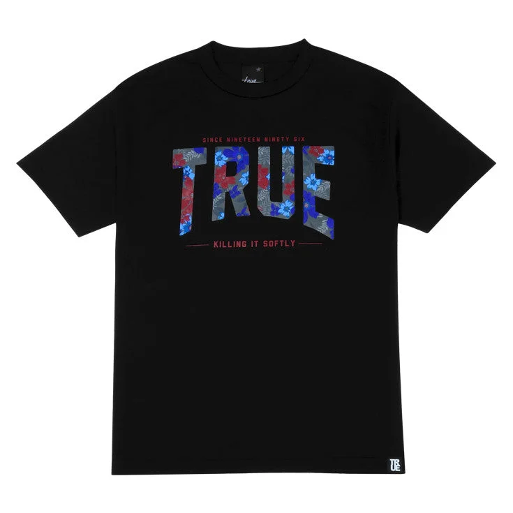 Quick Sale Mens True Floral 2 T-Shirt Black