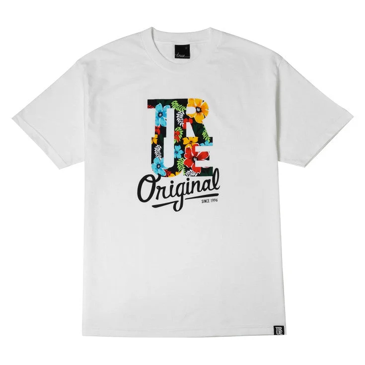 Weekend Savings Galore Mens True Floral T-Shirt White