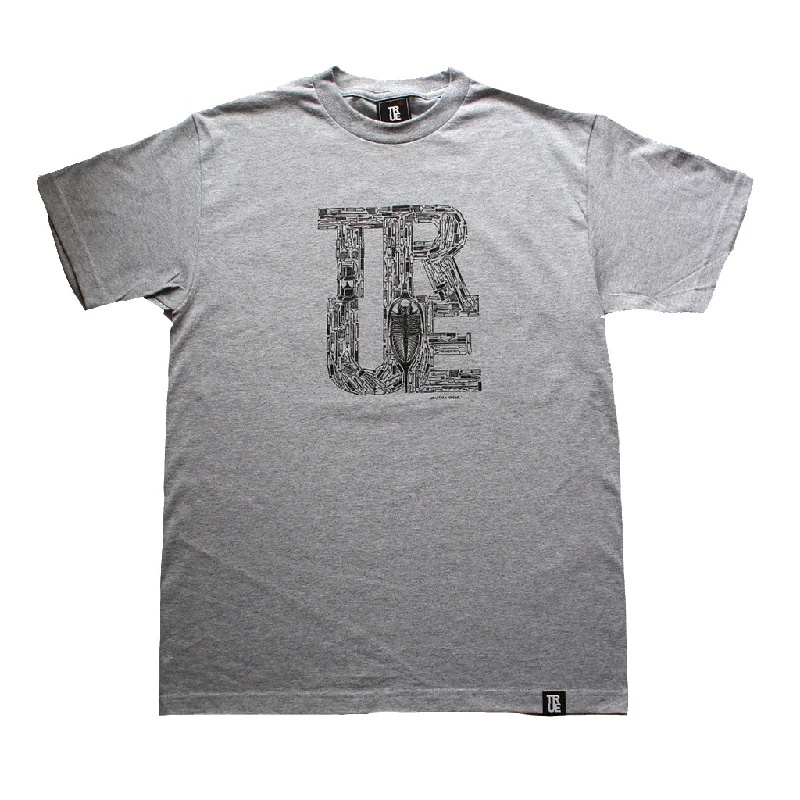 Stock Up Mens True Fossilsphere T-Shirt Heather Grey
