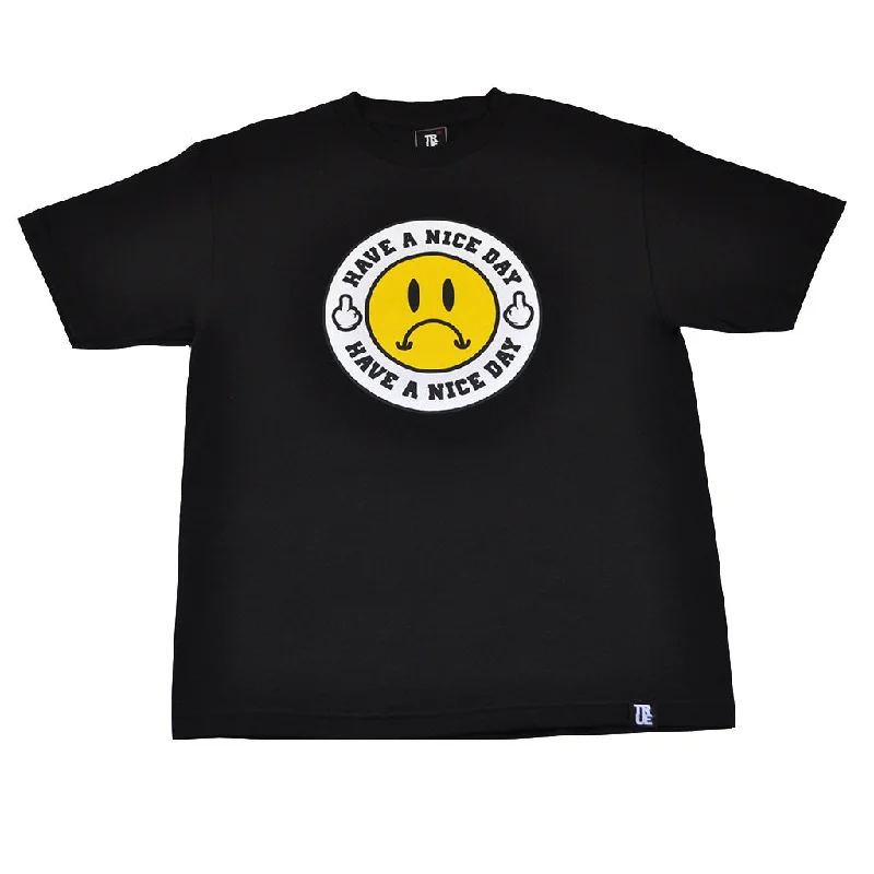 Price Cut Mens True Have A Nice Day T-Shirt Black