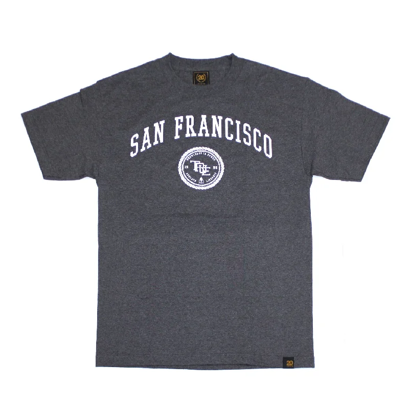 Weekend Deal Mens True Knowledge T-Shirt Charcoal