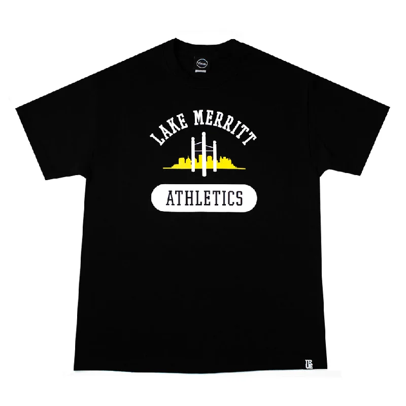 Take Advantage Mens True Lake Merritt Athletics T-Shirt Black