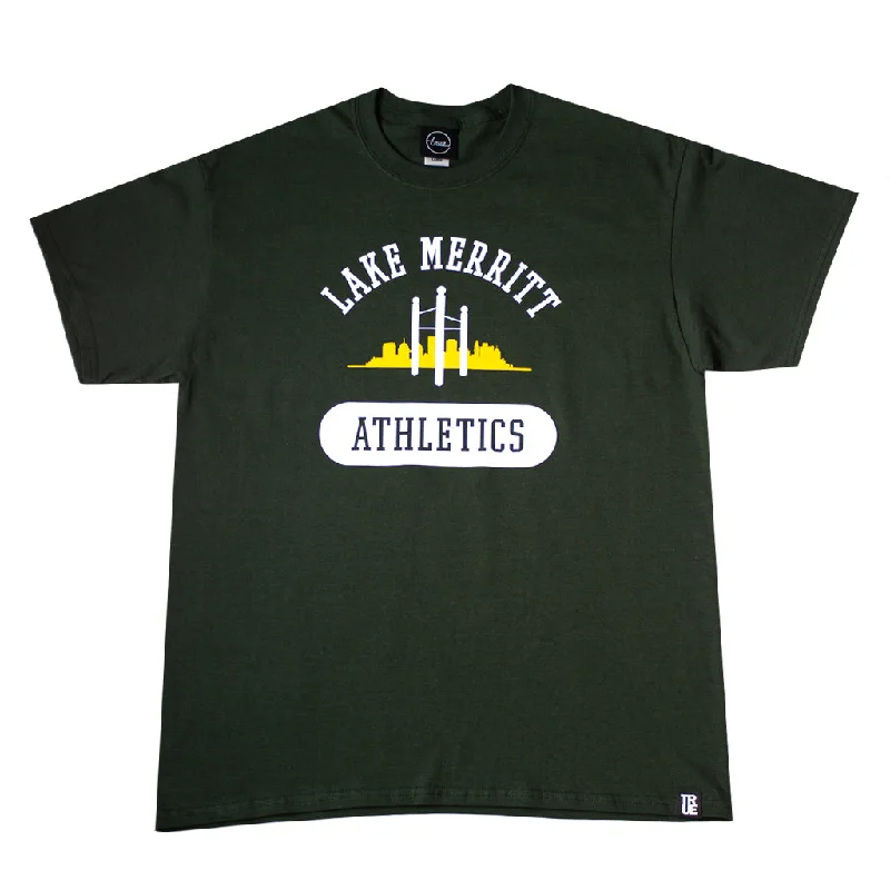 TIME-Limited Offer Mens True Lake Merritt Athletics T-Shirt Green
