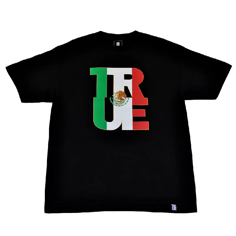 Quick Sale Mens True Logo Fill Mexico T-Shirt Black