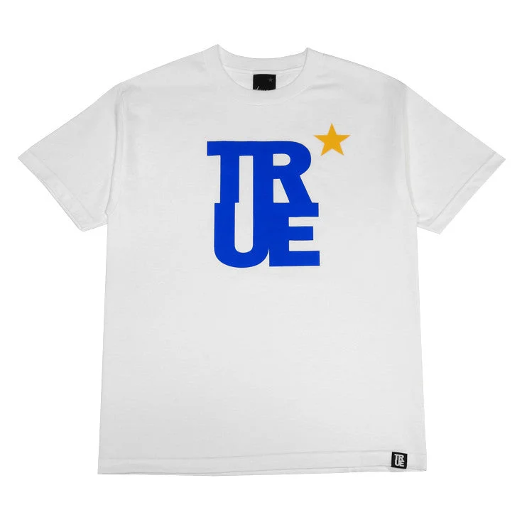Sale Alert Mens True Logo Star T-Shirt White/Royal