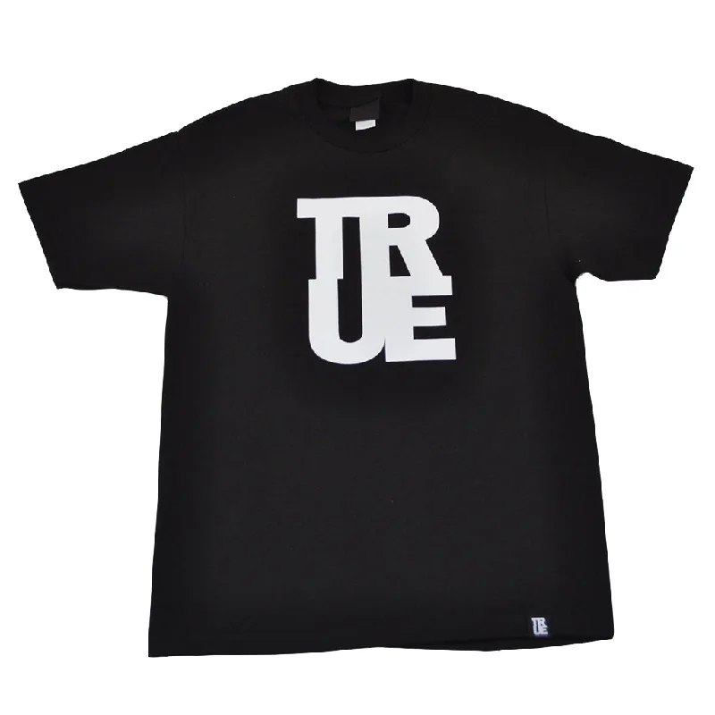 Amazing Deals Mens True Logo T-Shirt Black/White