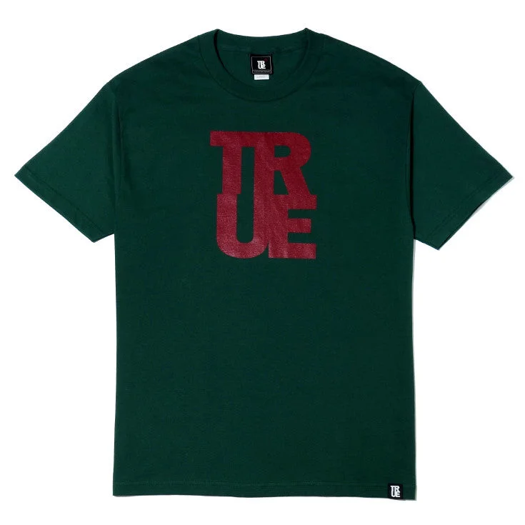 Act Now Mens True Logo T-Shirt Green/Red