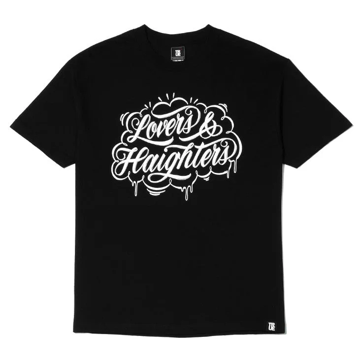 Exclusive Offers Mens True Love & Haight T-Shirt Black