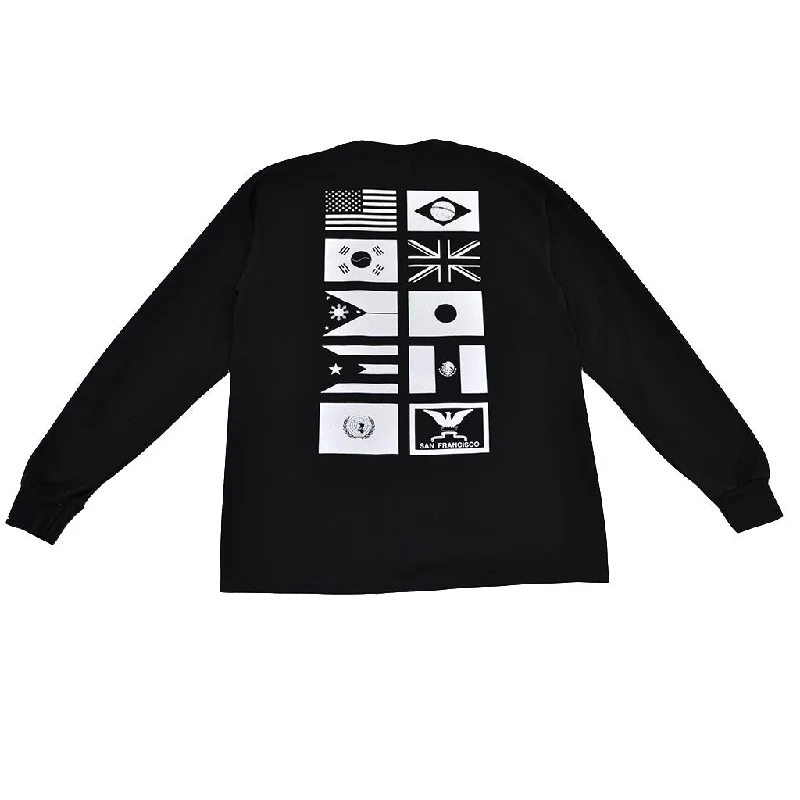 Best Seller Mens True Nations Long Sleeve Pocket T-Shirt Black