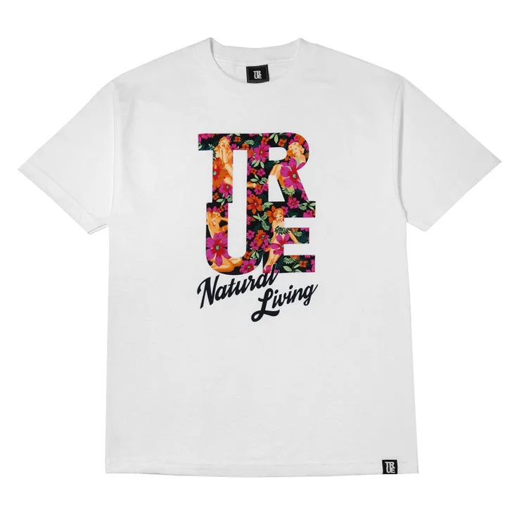 Online Specials Mens True Natural Living T-Shirt White