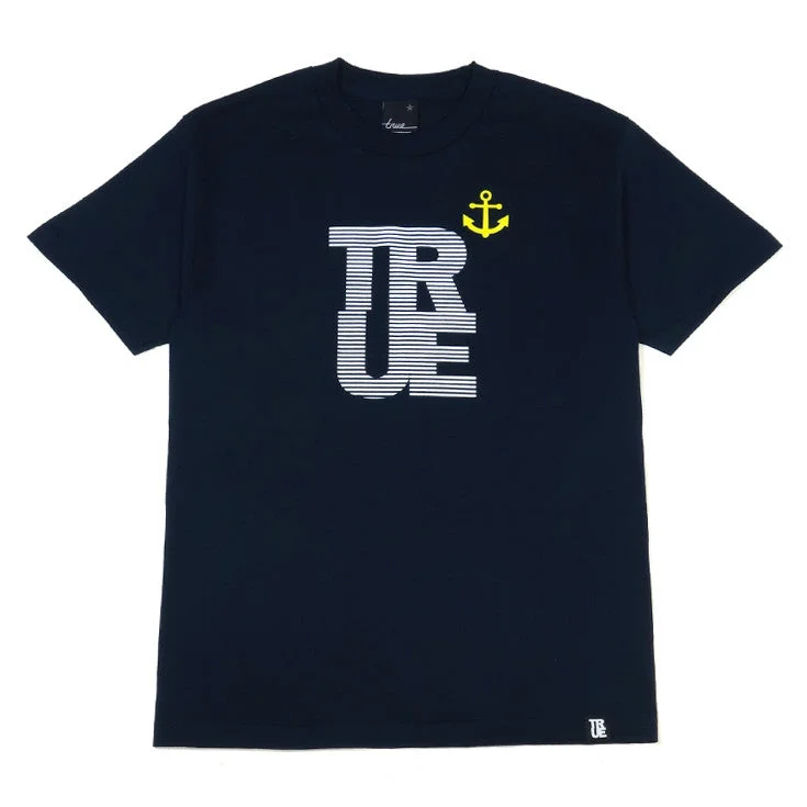 Price Slash Mens True Nautical T-Shirt Navy