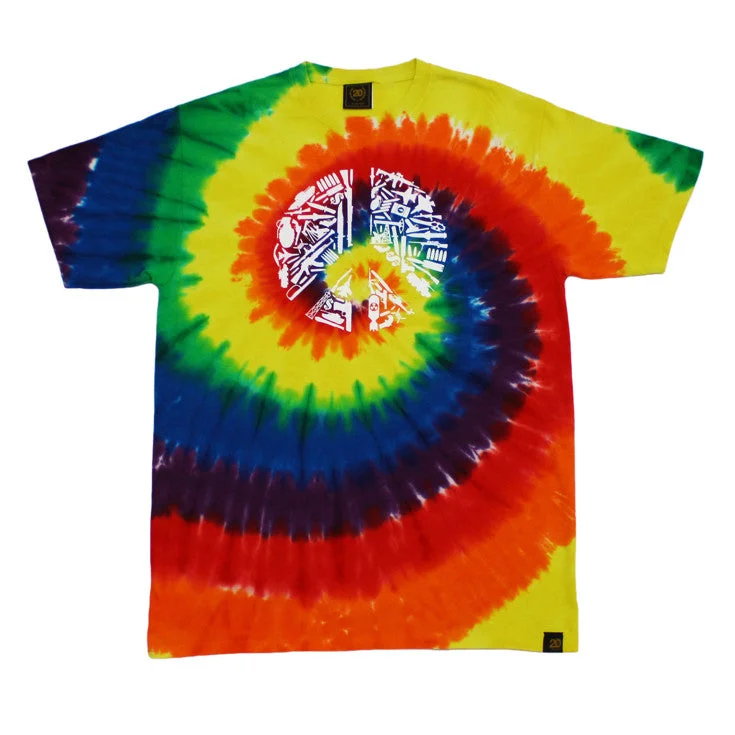 Referral Discount Mens True No Peace T-Shirt Tye Dye