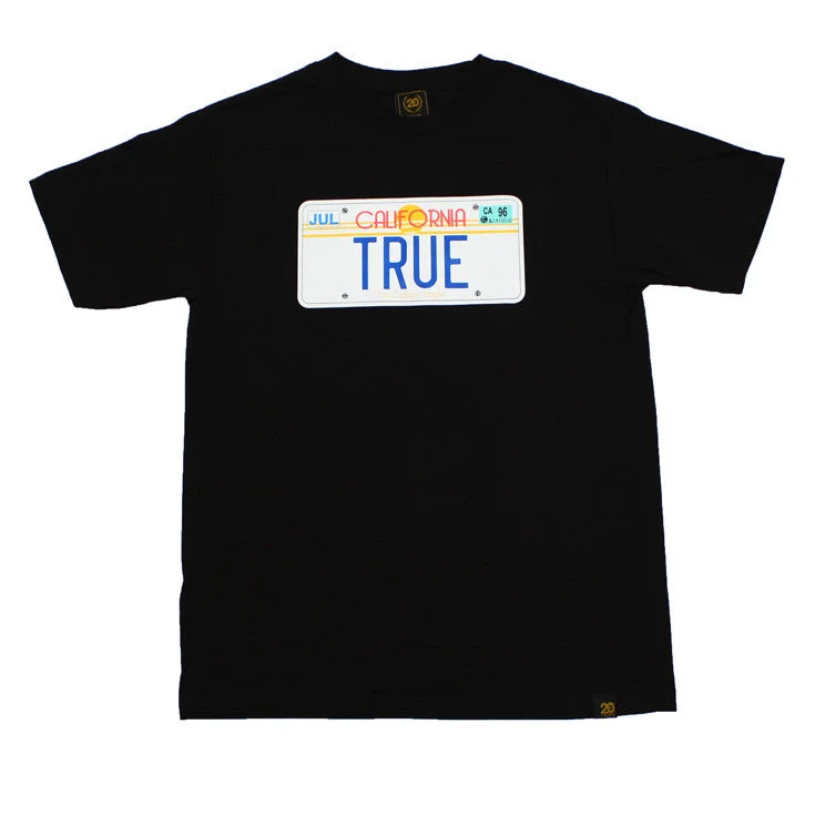Season Finale Sale Mens True Plate T-Shirt Black