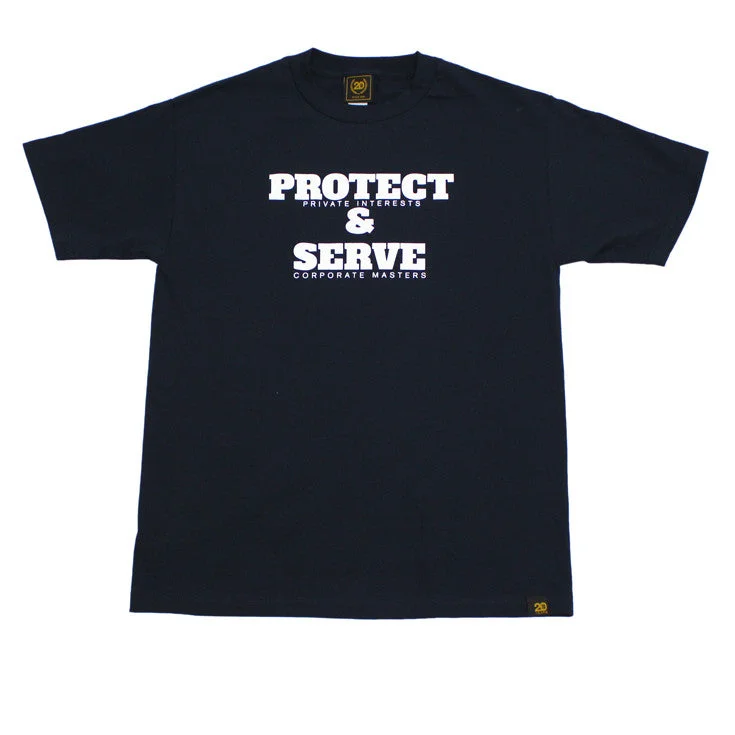 Don’t Miss Out Mens True Protect & Serve T-Shirt Navy