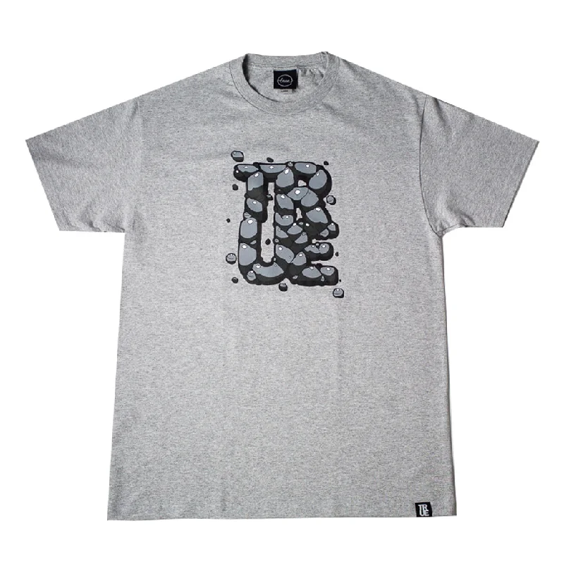 One-DAY Sale Mens True Rocks T-Shirt Heather Grey